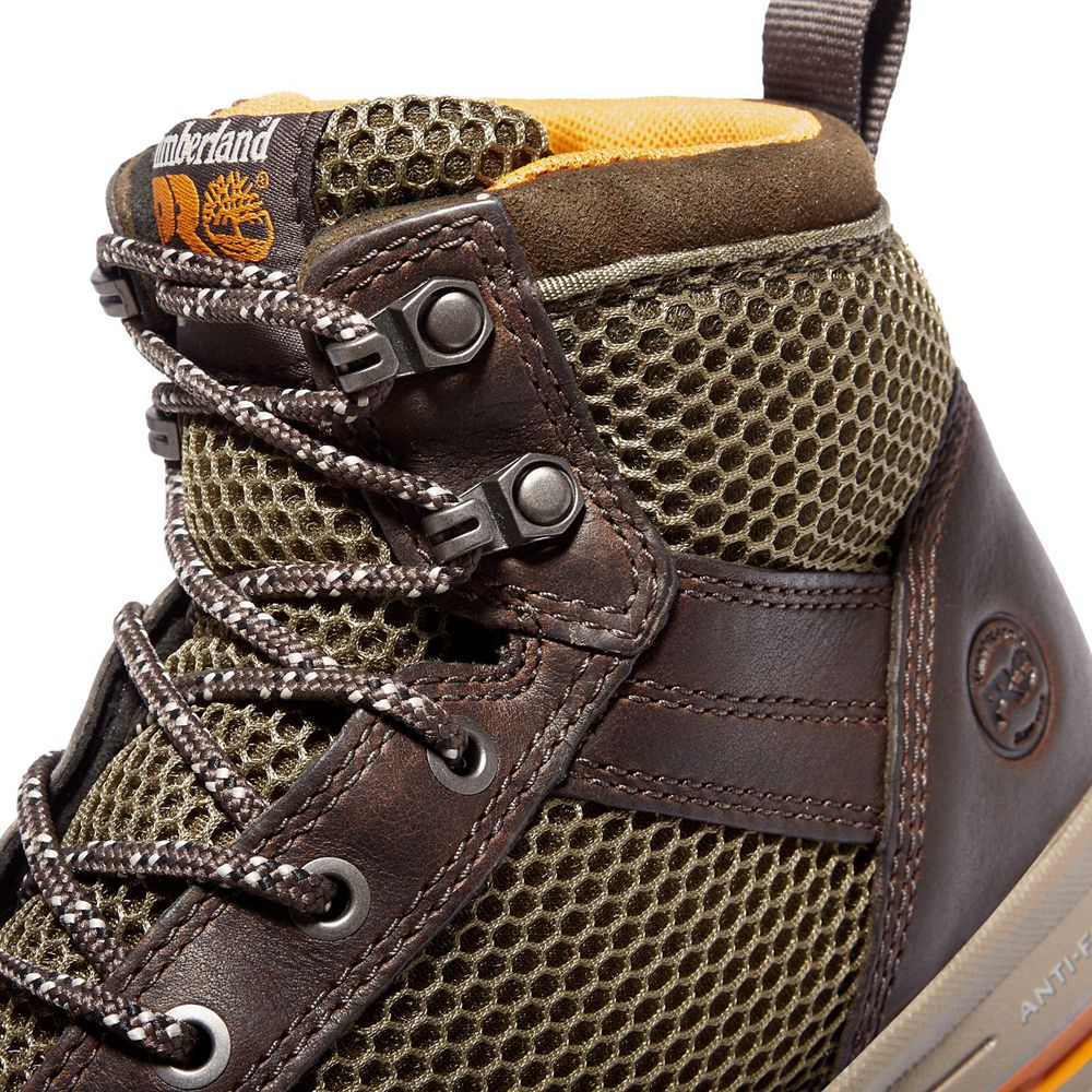 Bocanci Pro Timberland Barbati Maro Inchis - Drivetrain Comp Toe Mid - Romania - PAUSQZ670